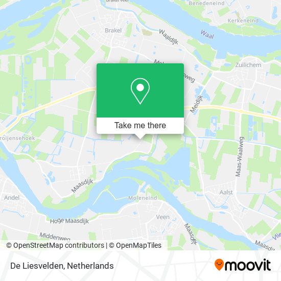 De Liesvelden map
