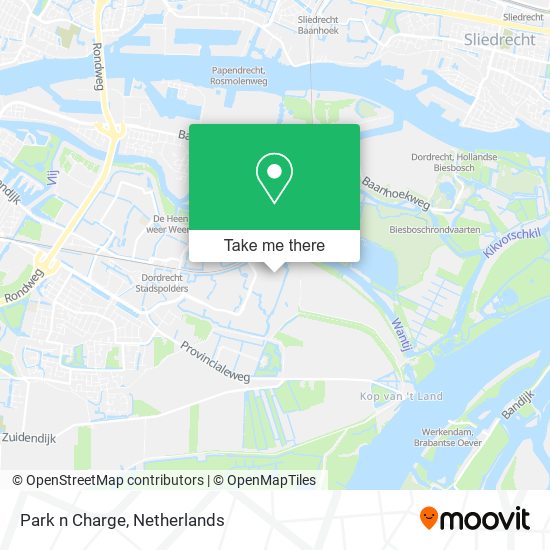 Park n Charge map