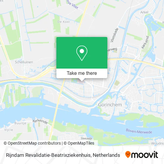 Rijndam Revalidatie-Beatrixziekenhuis Karte