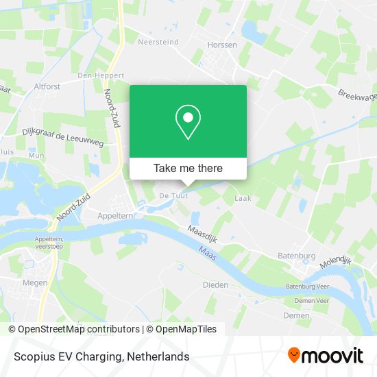 Scopius EV Charging map