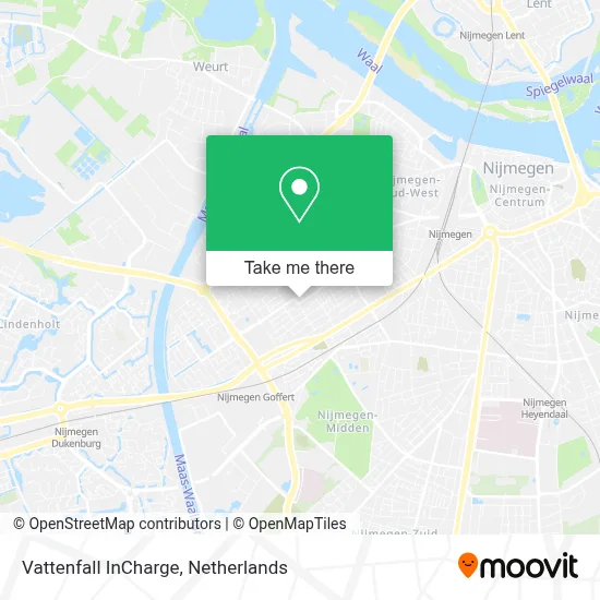 Vattenfall InCharge map