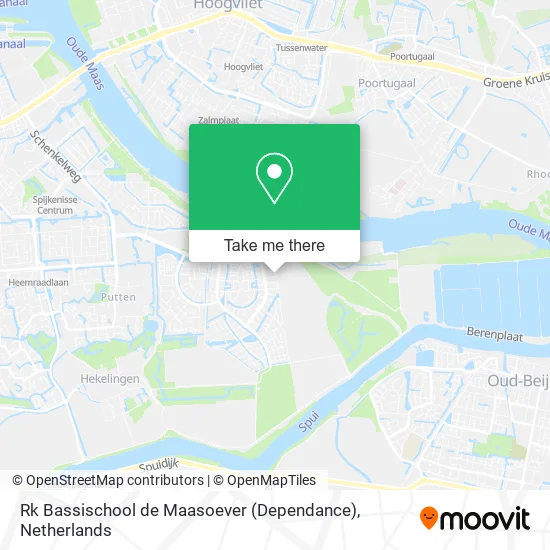 Rk Bassischool de Maasoever (Dependance) Karte