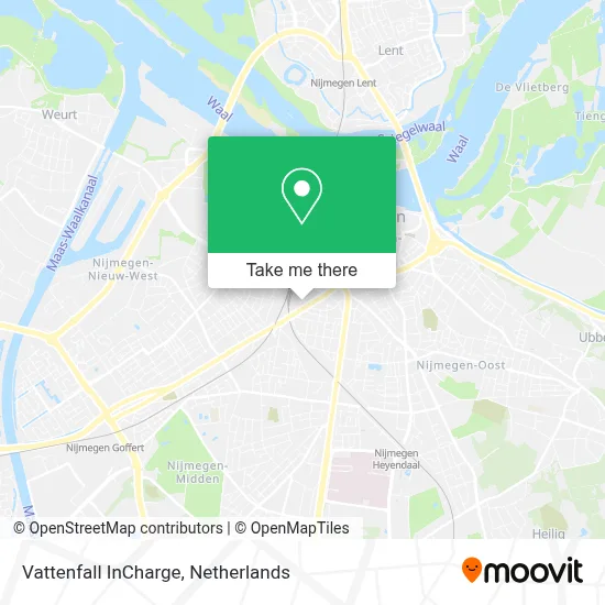 Vattenfall InCharge map