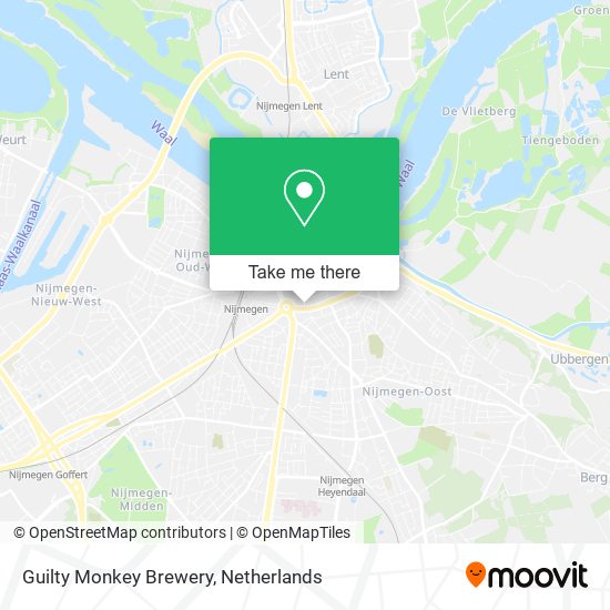 Guilty Monkey Brewery map