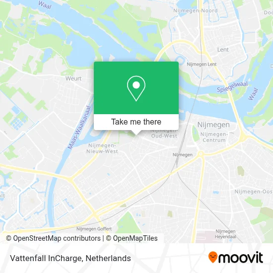 Vattenfall InCharge map