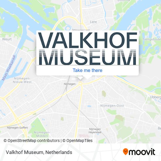 Valkhof Museum map