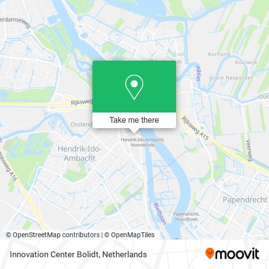 Innovation Center Bolidt map