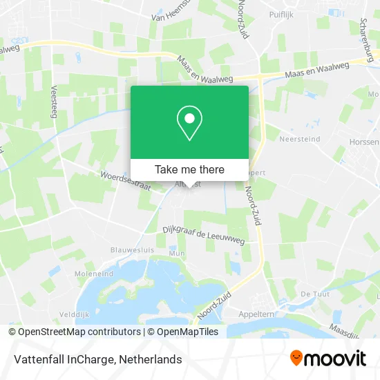 Vattenfall InCharge map