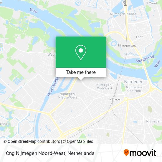 Cng Nijmegen Noord-West map