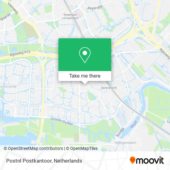 Postnl Postkantoor map