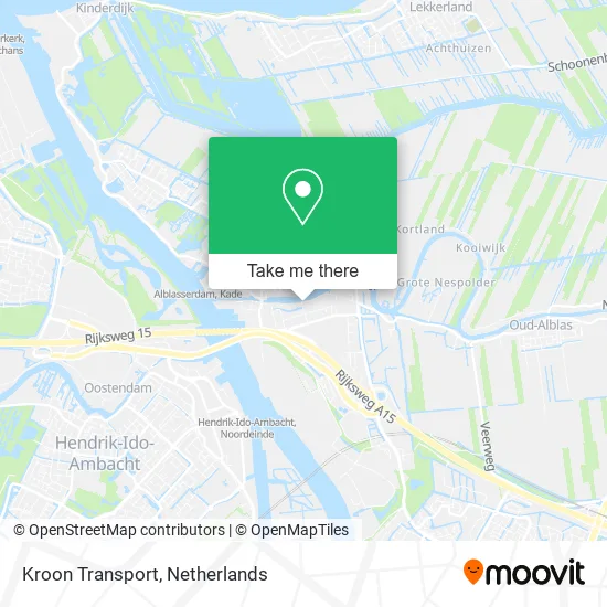 Kroon Transport map