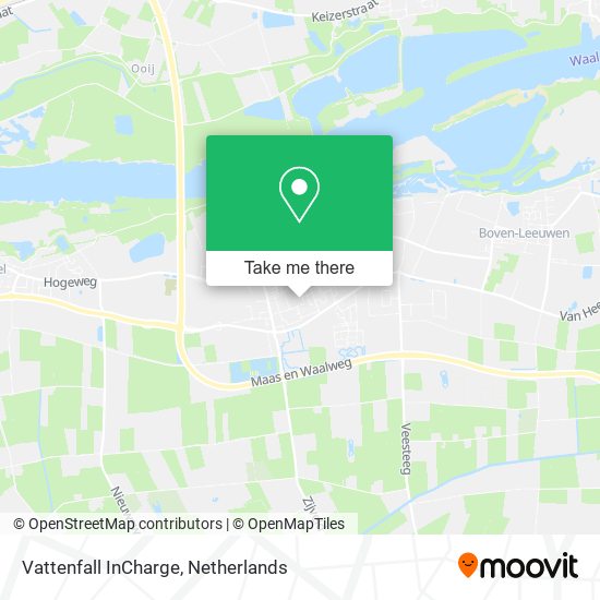 Vattenfall InCharge map