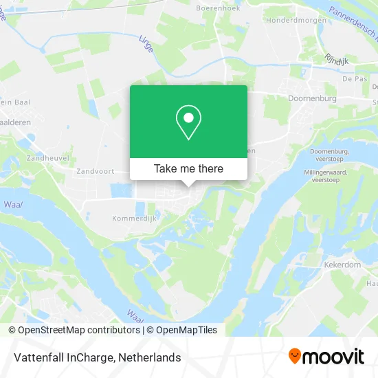 Vattenfall InCharge map