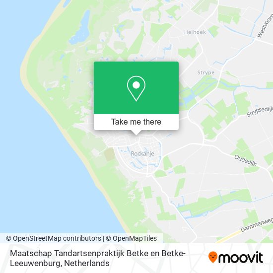 Maatschap Tandartsenpraktijk Betke en Betke-Leeuwenburg Karte