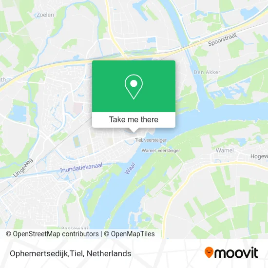 Ophemertsedijk,Tiel map