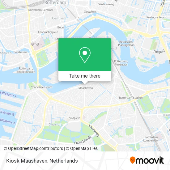 Kiosk Maashaven map