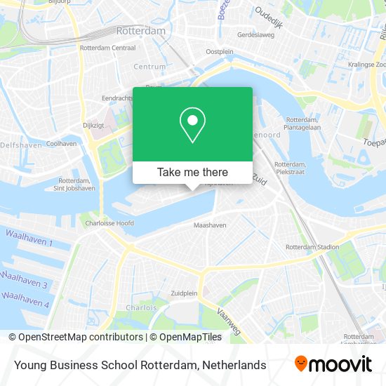 Young Business School Rotterdam map