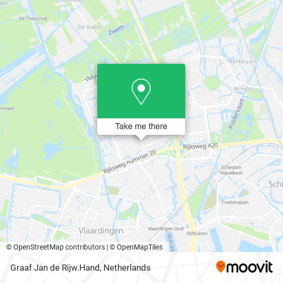 Graaf Jan de Rijw.Hand Karte