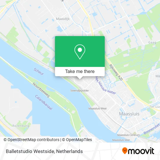 Balletstudio Westside Karte