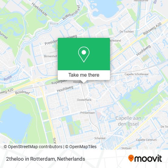2theloo in Rotterdam map