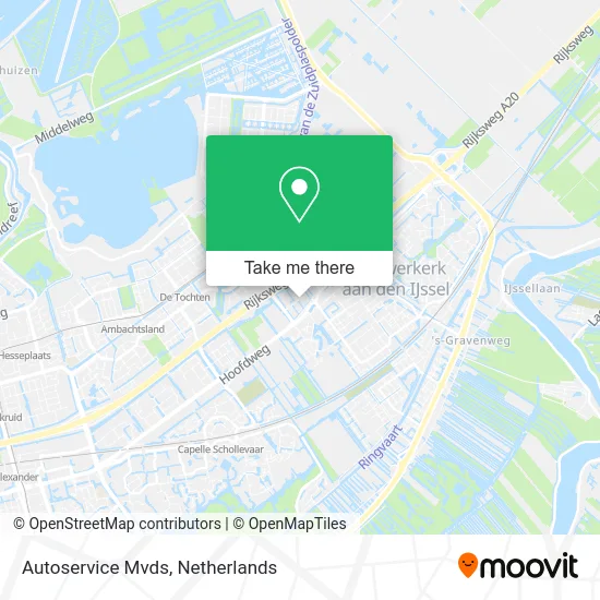 Autoservice Mvds map