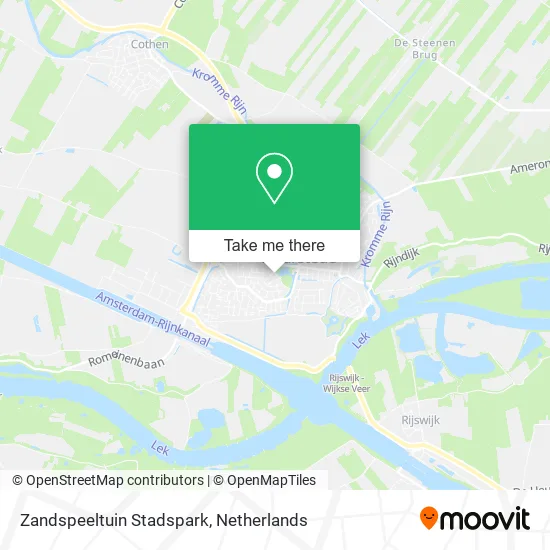 Zandspeeltuin Stadspark map