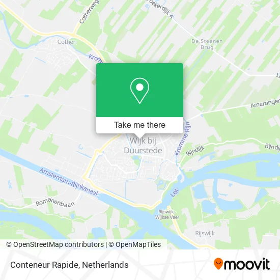 Conteneur Rapide map