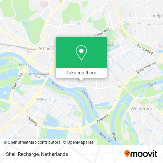 Shell Recharge map