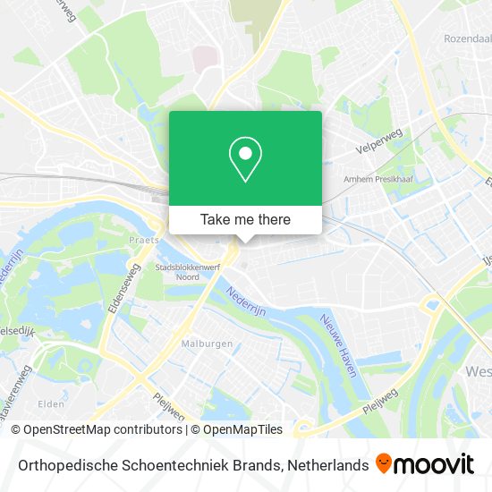 Orthopedische Schoentechniek Brands Karte