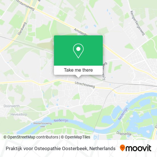 Praktijk voor Osteopathie Oosterbeek map