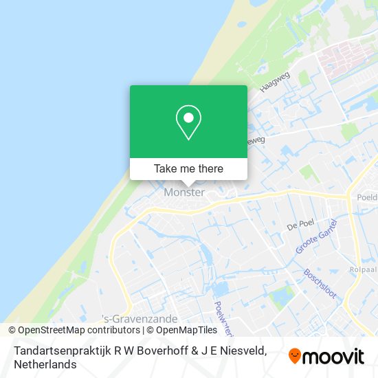 Tandartsenpraktijk R W Boverhoff & J E Niesveld map