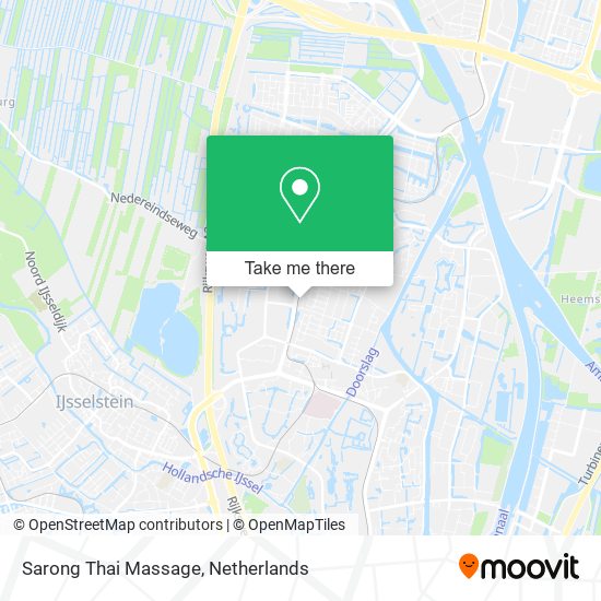 Sarong Thai Massage map