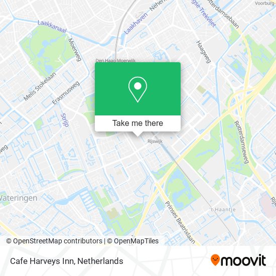Cafe Harveys Inn map