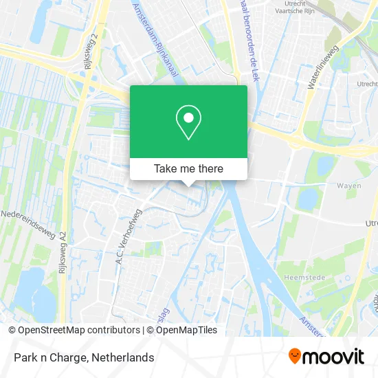 Park n Charge map