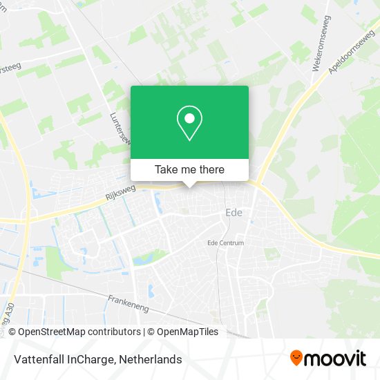 Vattenfall InCharge map