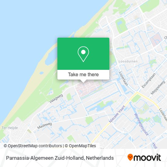 Parnassia-Algemeen Zuid-Holland map