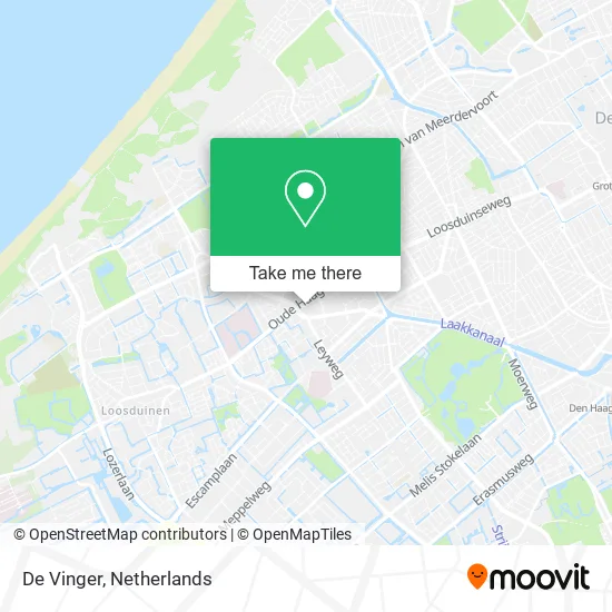 De Vinger map