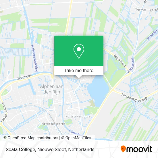 Scala College, Nieuwe Sloot map