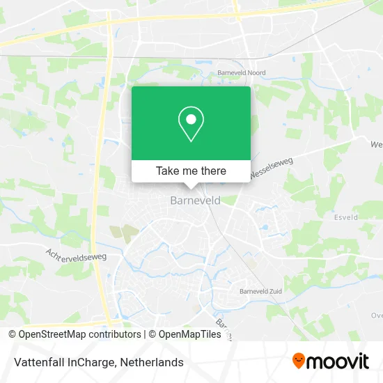 Vattenfall InCharge map