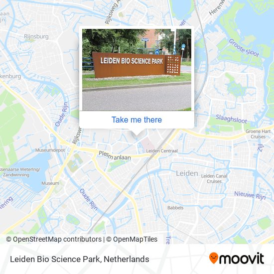 Leiden Bio Science Park Karte