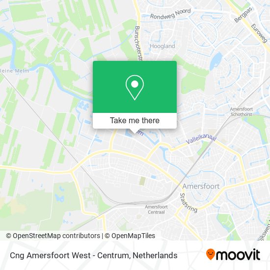 Cng Amersfoort West - Centrum Karte