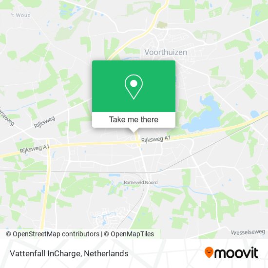 Vattenfall InCharge map