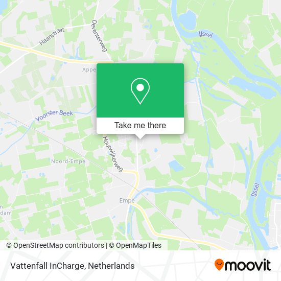 Vattenfall InCharge map