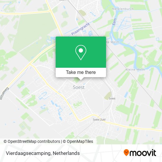 Vierdaagsecamping map