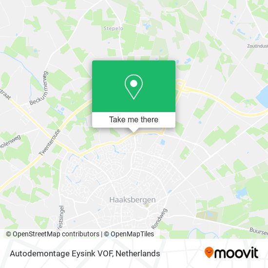 Autodemontage Eysink VOF map