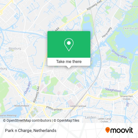 Park n Charge map