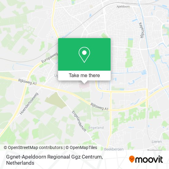 Ggnet-Apeldoorn Regionaal Ggz Centrum map