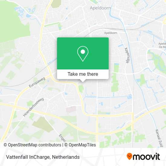 Vattenfall InCharge map