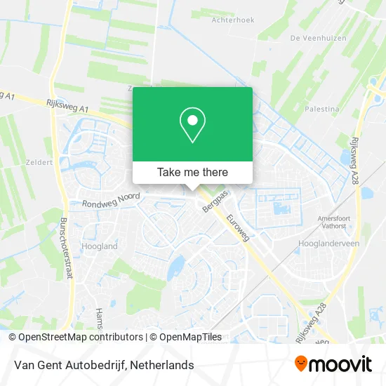 Van Gent Autobedrijf map