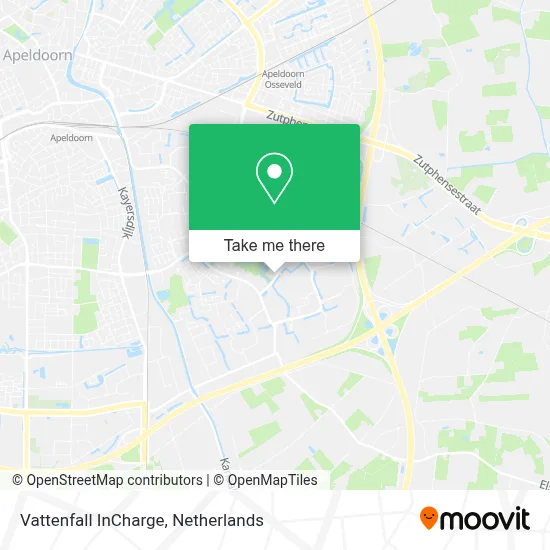 Vattenfall InCharge map